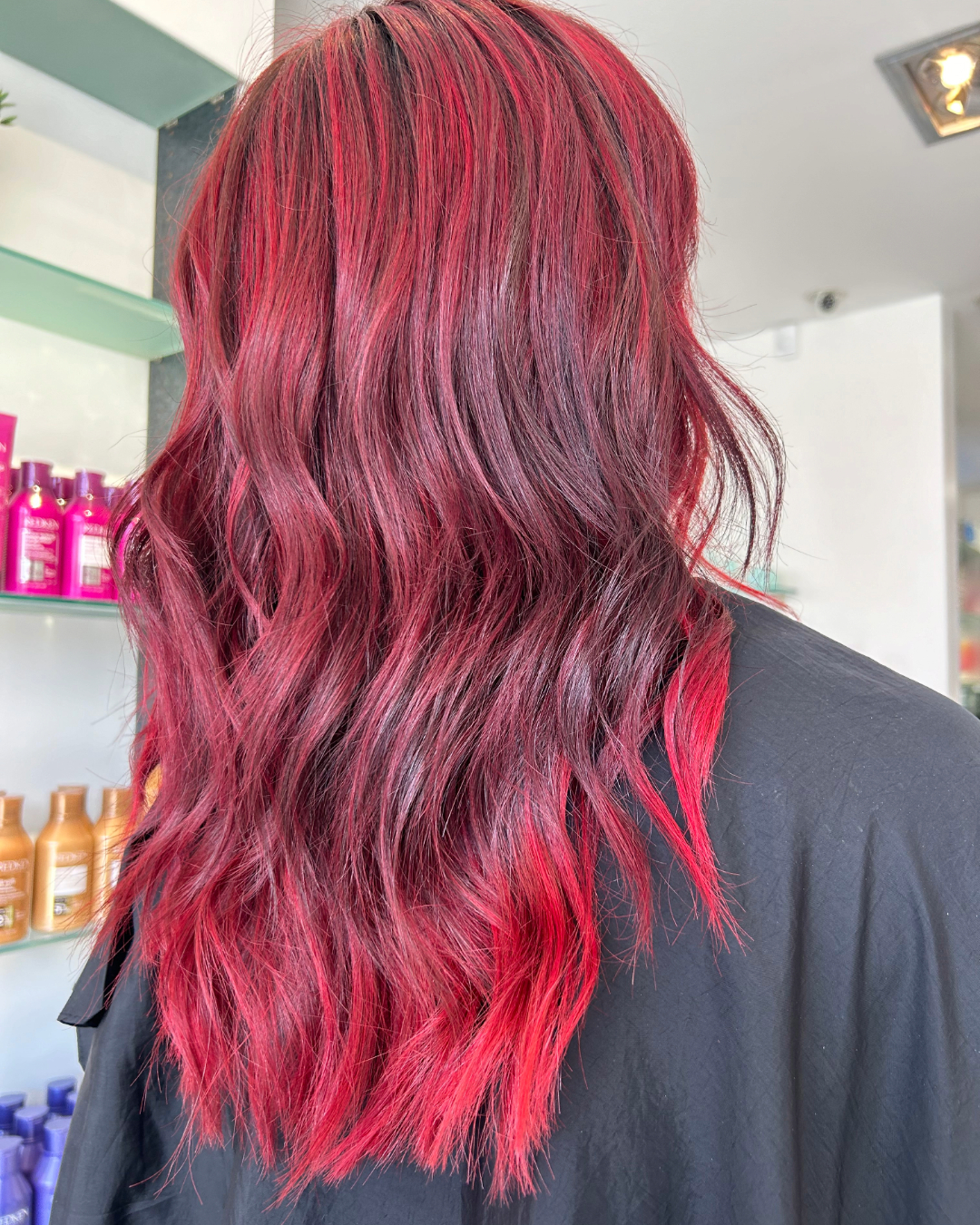 Cherry Red Hair Colour